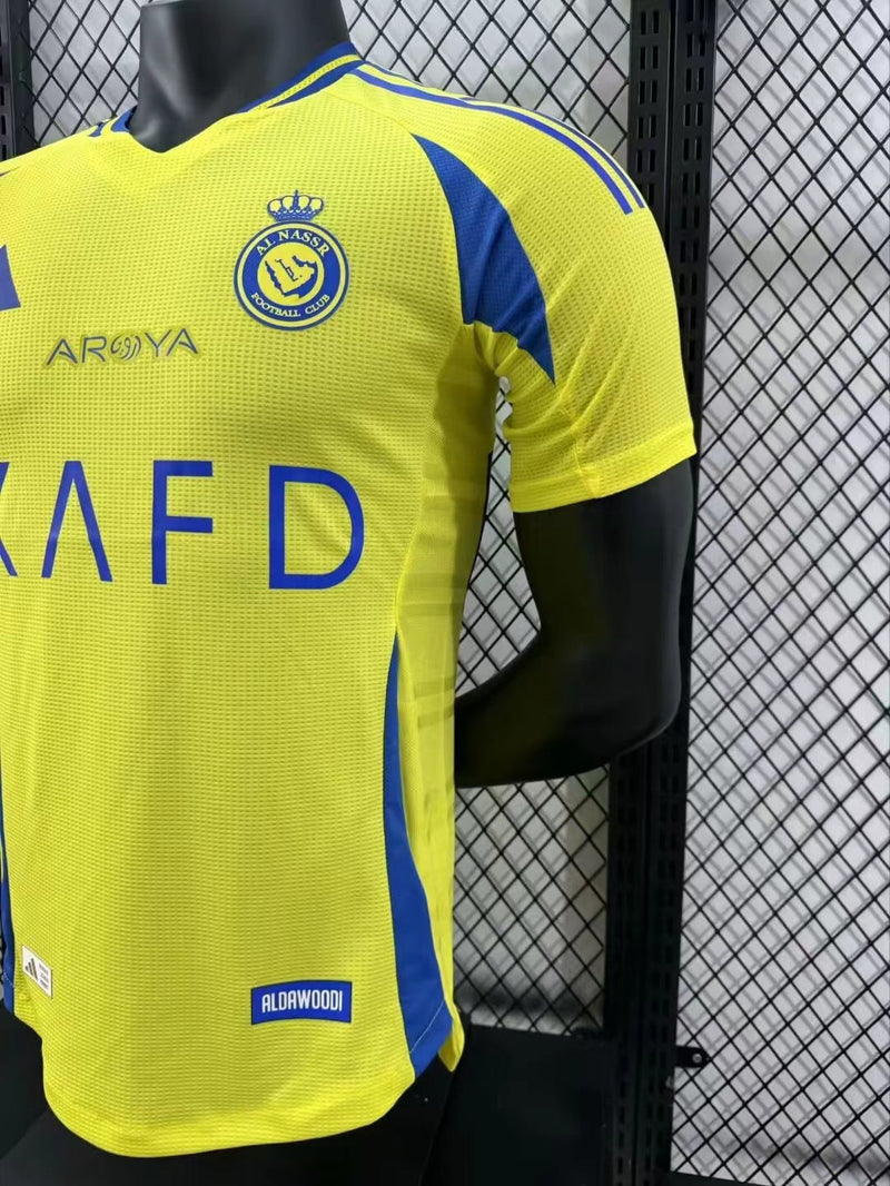 CAMISOLA PRINCIPAL DO AL NASSR VERSÃO JOGADOR 24/25