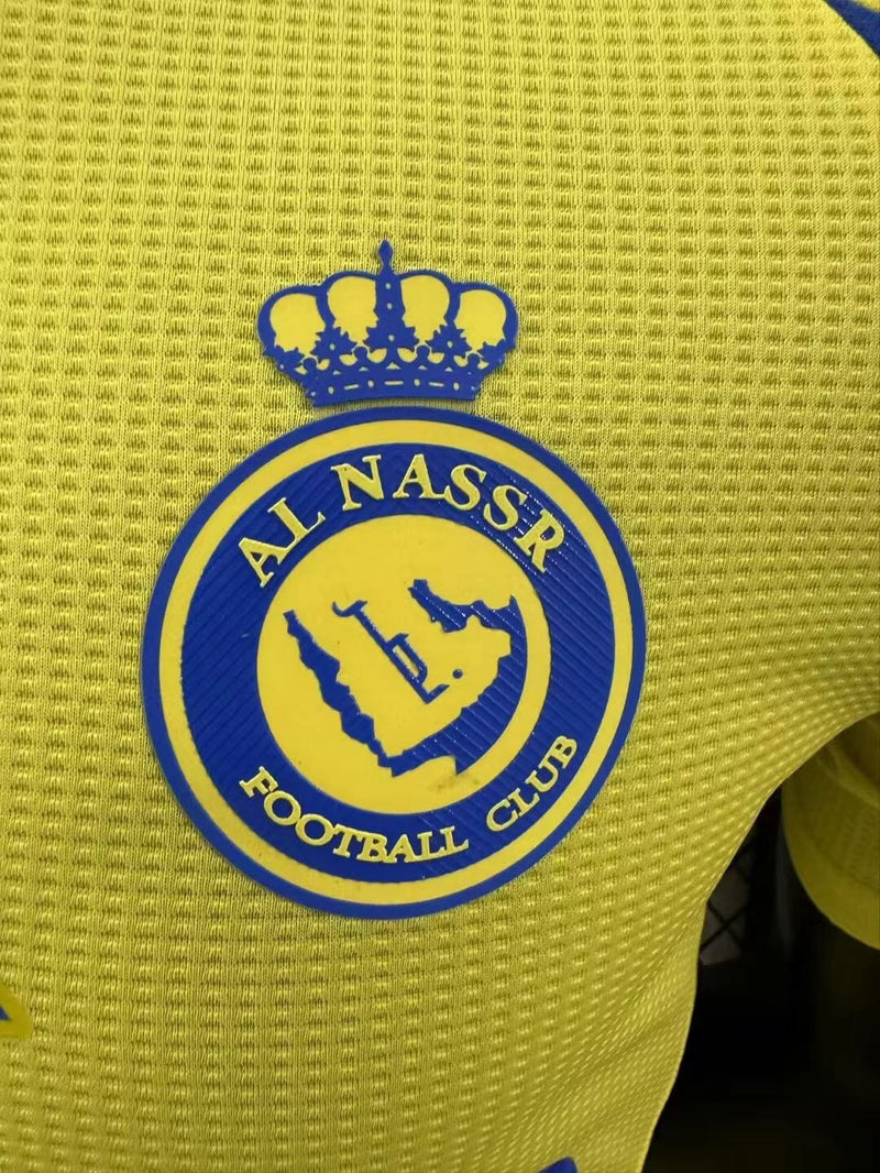 CAMISOLA PRINCIPAL DO AL NASSR VERSÃO JOGADOR 24/25